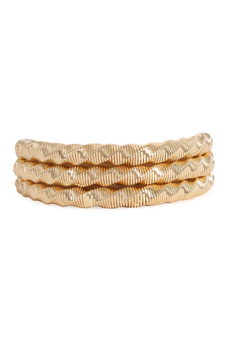 Charm Mix Beads Natural Stone Wood Layered Stackable Versatile Bracelet Set White - Pack of 6