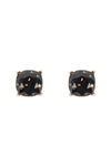 Pave Long Teardrop Fish Hook Earrings Black Hematite - Pack of 6