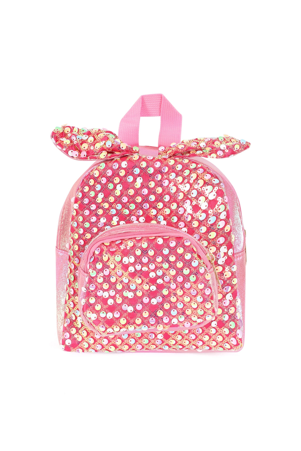 Cute Ribbon Glitter Kids Backpack Rose - Pack of 6