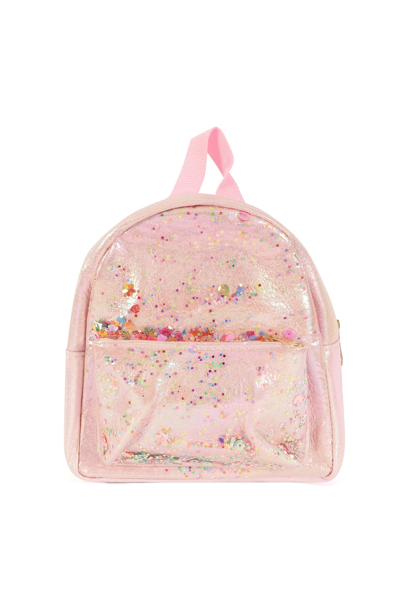 Kids Glitter Backpack Pink - Pack of 6