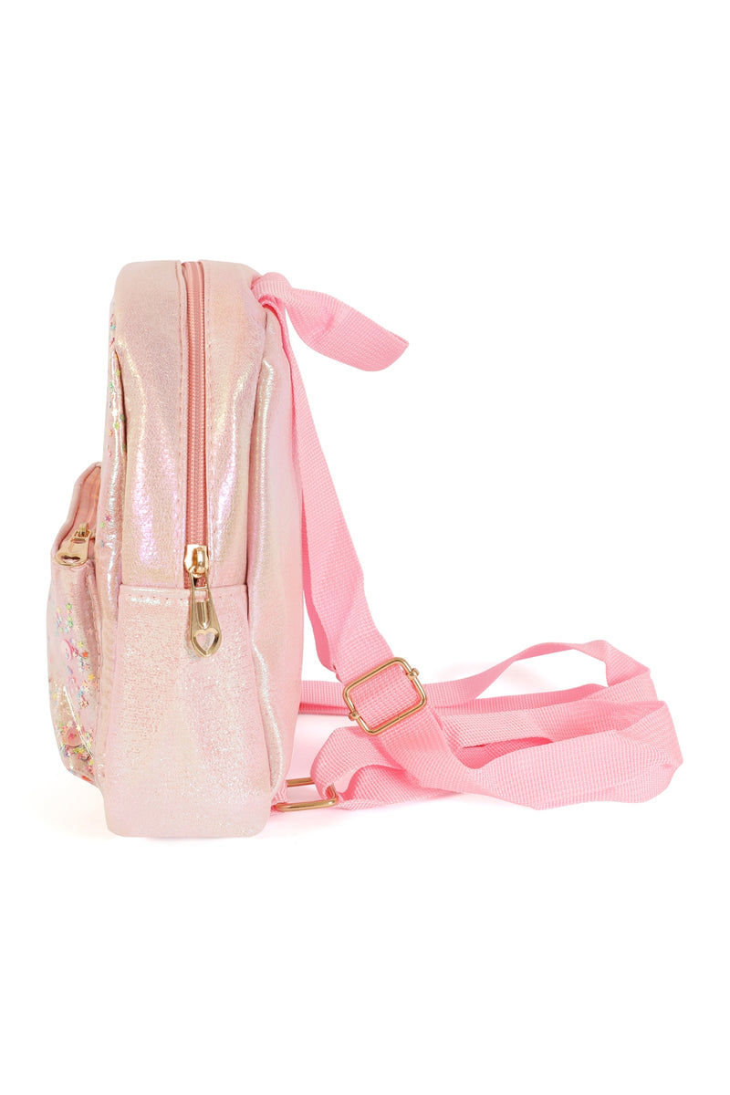 Kids Glitter Backpack Pink - Pack of 6