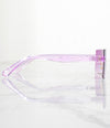 Single Color Sunglasses - BQ21458-PURPLE/COMBO - Pack of 6 - $4/piece