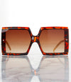 Wholesale Single Color Sunglasses - BV27303 - Tort - Pack of 6 - $2.75/piece