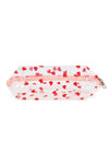 Transparent Printed Cosmetic Pouch Heart - Pack of 6