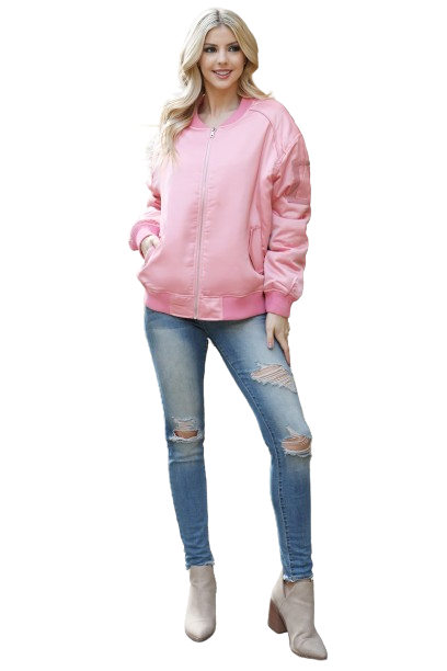 Pink Bomber Jacket - Pack of 6