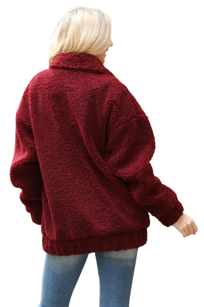 Burgundy Wool Jacket - Pack of 4