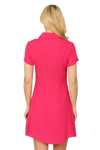 Fuchsia Collared Button Down Mini Dress - Pack of 5