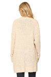 Cream Popcorn Front Pocket Open Cardigan - Pack of 6