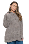 Plus Size Pull Over Poncho Beige - Pack of 6