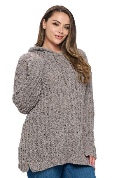 Grey popcorn sweater best sale