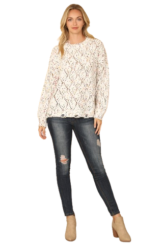 Plus Size Pull Over Poncho Beige - Pack of 6