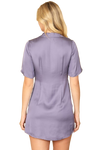 Lavender Short Sleeve Button Down Mini Dress - Pack of 5