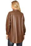 Brown Long Sleeve Leather Top - Pack of 5