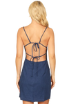 Navy Square Neck Sexy Back Mini Dress - Pack of 5