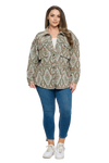 Plus Size Pull Over Poncho Beige - Pack of 6