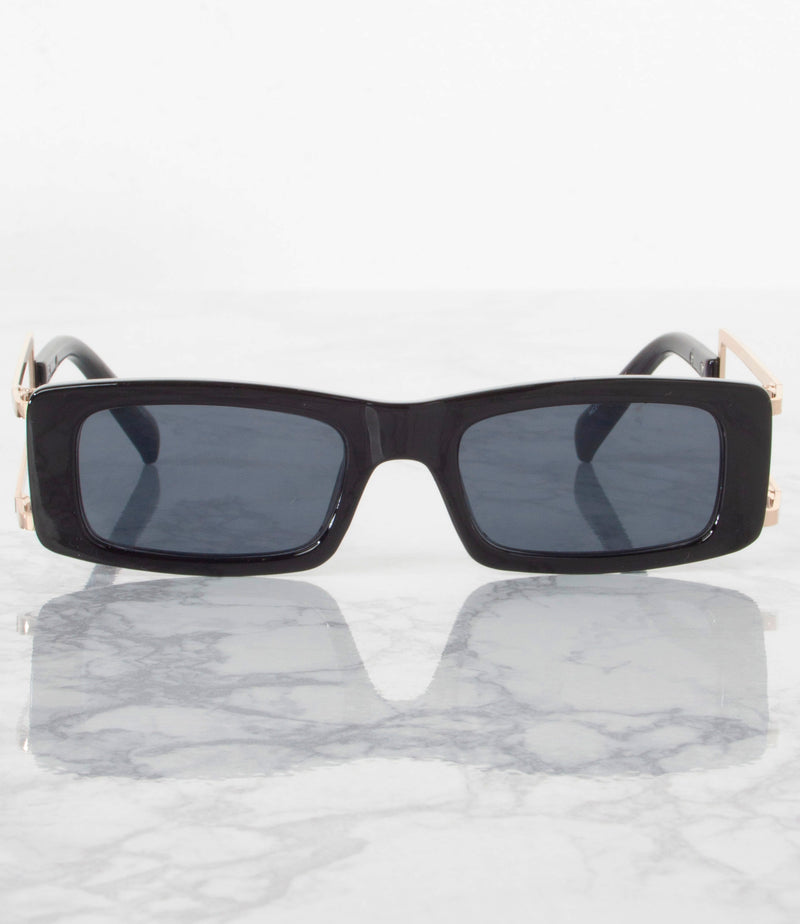 Single Color Sunglasses - HC210361-BLACK- Pack of 6 - $3.75/piece