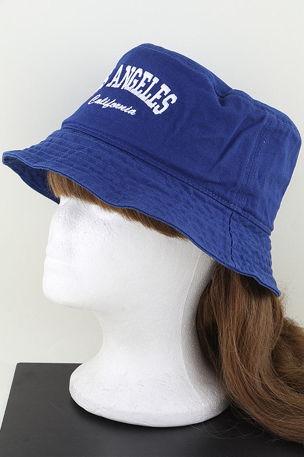 Los Angeles California Bucket Hat Cobalt - Pack of 6