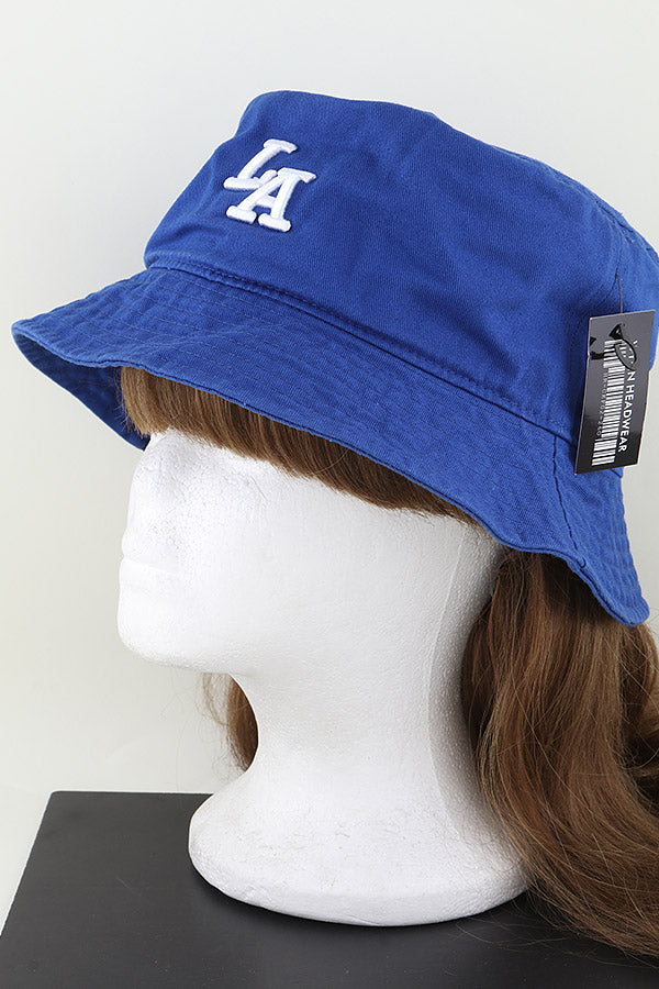 LA Los Angeles Bucket Hat Cobalt - Pack of 6