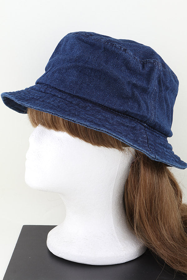 Classic Plain Bucket Hat Dark Blue - Pack of 6