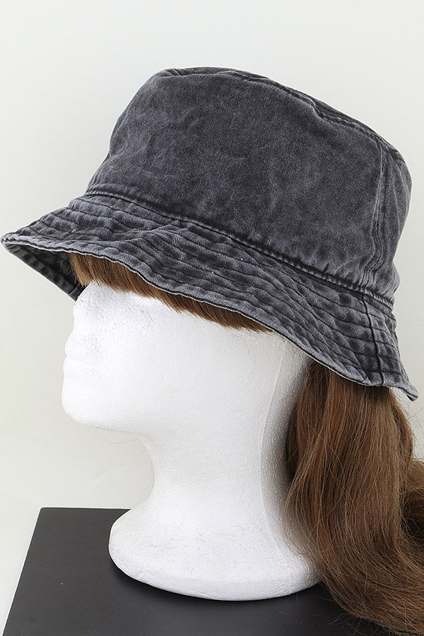 Classic Plain Bucket Hat Gray - Pack of 6