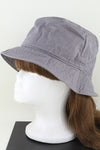 Two Patterns Line Roll Up Sun Visor Hat Taupe - Pack of 6