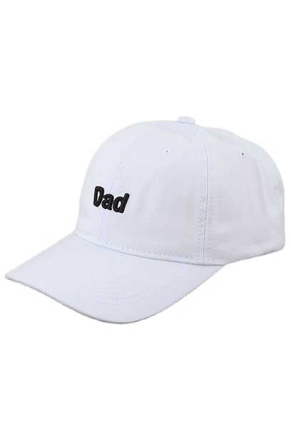 Dad Classic Cap White - Pack of 6