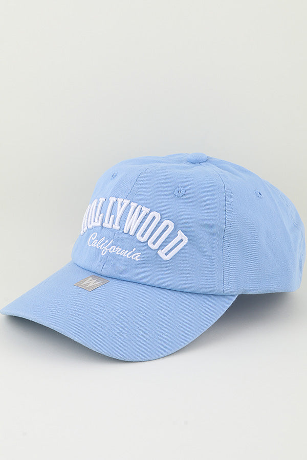 Hollywood California Classic Cap Blue - Pack of 6