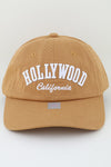 Hollywood California Classic Cap Gray - Pack of 6