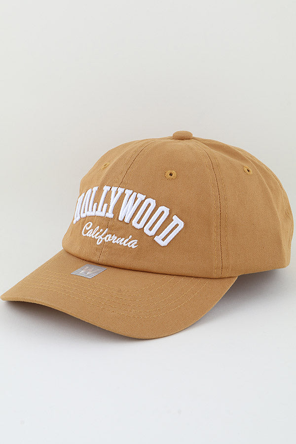 Hollywood California Classic Cap Khaki - Pack of 6