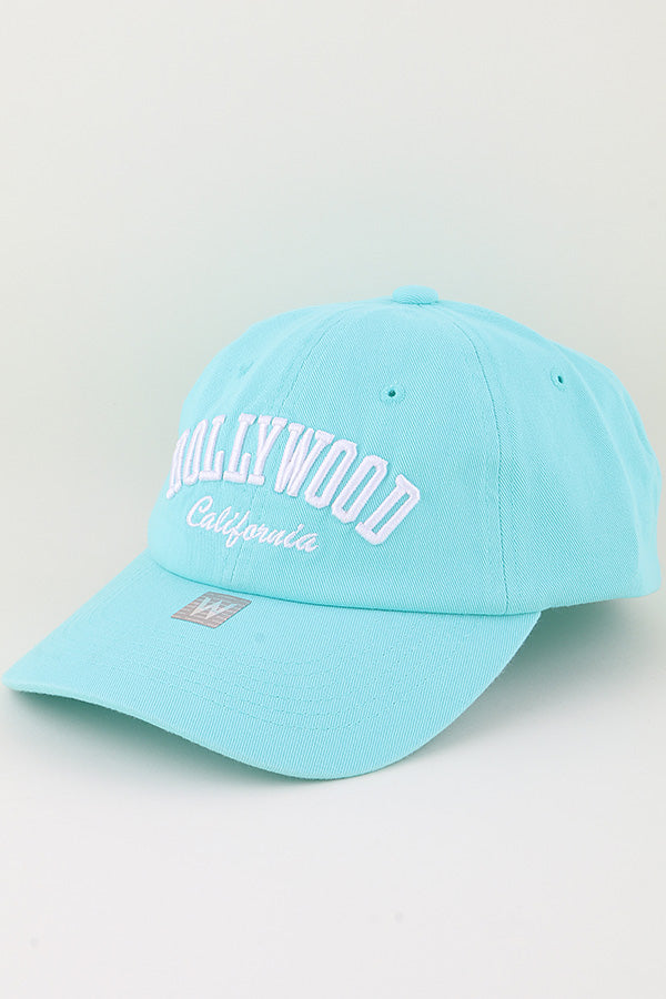 Hollywood California Classic Cap Mint - Pack of 6