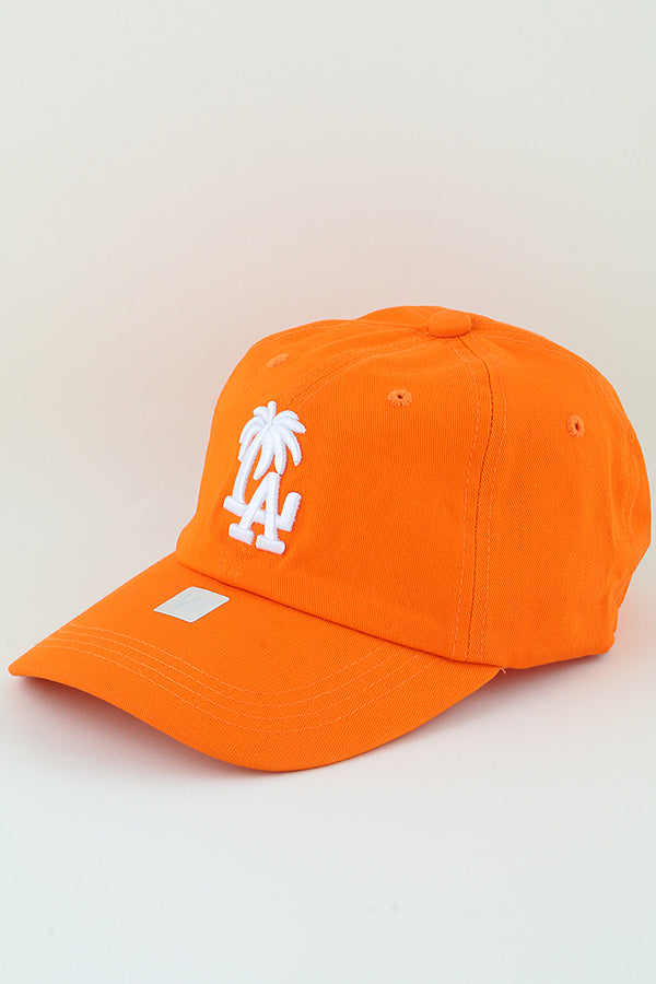 Los Angeles Palm Tree Classic Cap Orange - Pack of 6