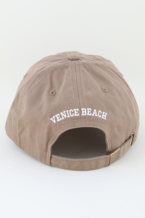 Venice Beach California Classic Cap Black - Pack of 6