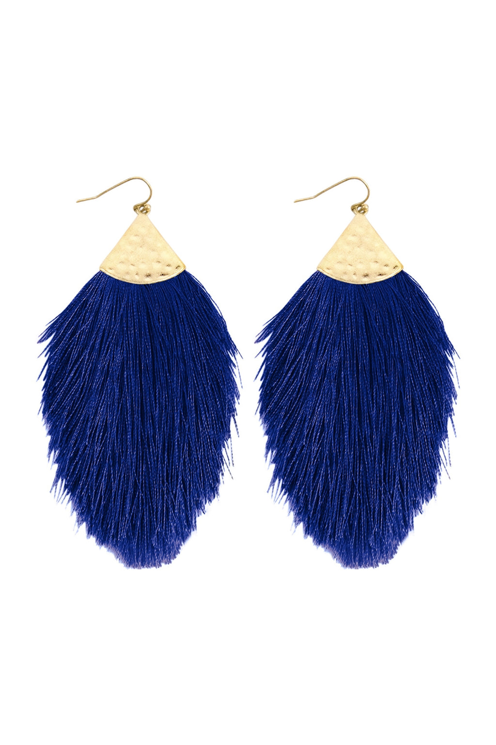 Sapphire Tassel Drop Earrings - Pack of 6