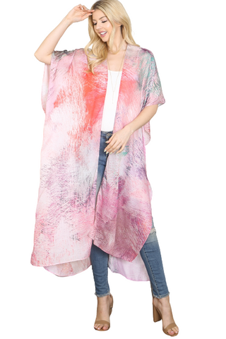 Women Pull Over Color-Blocked Poncho Navy - Pack of 6