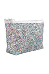 Glitter Cosmetic Pouch Bag Multicolor - Pack of 6