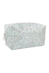 Glitter Pearl Zipper Cosmetic Bag White - Pack of 6