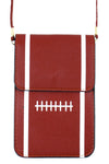 Football Cellphone Transparent Crossbody Bag - Pack of 6