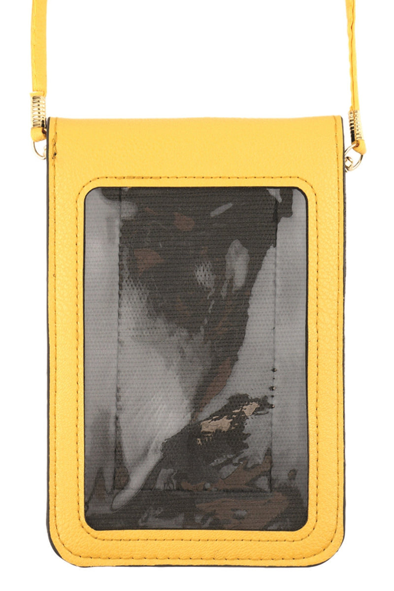 Softball Cellphone Transparent Crossbody Bag - Pack of 6