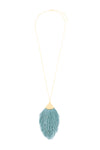 Blue Tassel Pendant Necklace - Pack of 6