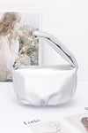 Glitter Pearl Zipper Cosmetic Bag White - Pack of 6