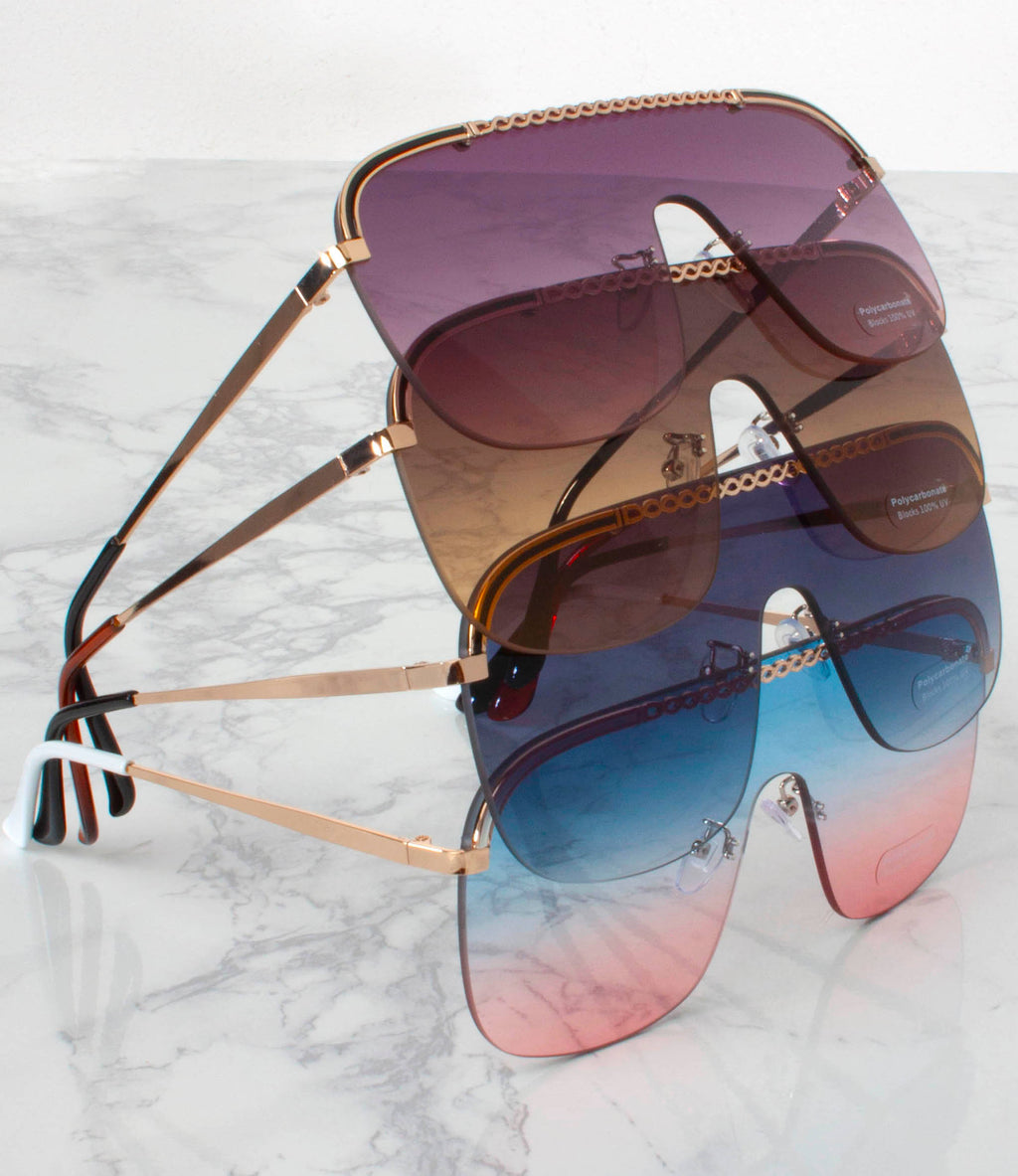 Wholesale Fashion Sunglasses - M22182MC - Pack of 12