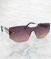 Single Color Sunglasses - M20272AP-BLACK - Pack of 6 - $4.5/piece