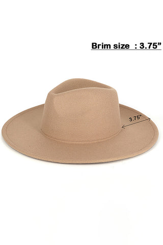 Chenille Pattern Fedora with Braided Band Khaki - Pack of 6