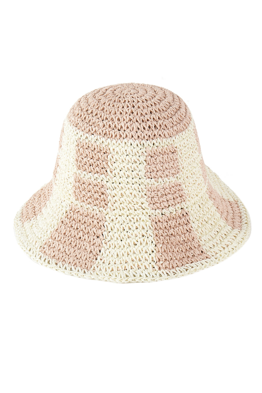 Color Blocked Two Tone Bucket Hat Blush - Pack of 6