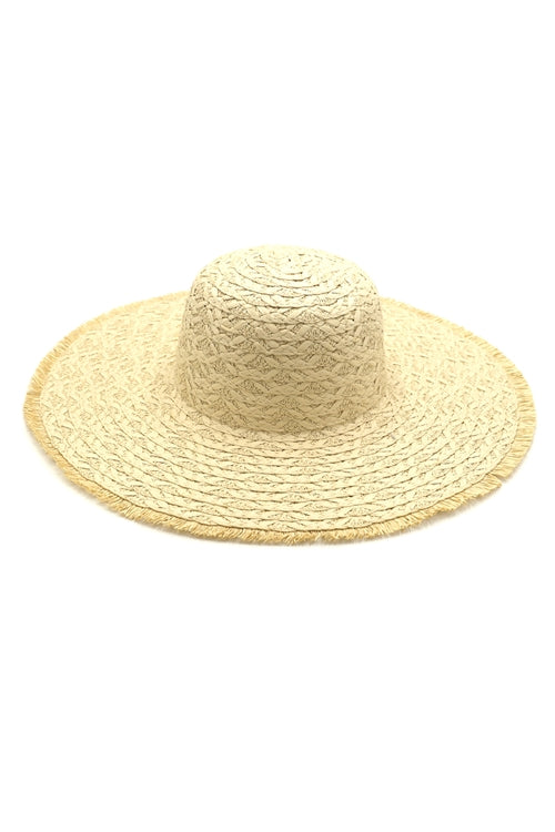 Solid Floppy Sun Hat Beige - Pack of 6