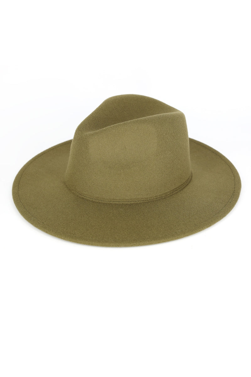 Solid Panama Hat Olive - Pack of 6