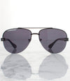 Wholesale Single Color Sunglasses - MP2961AP-BLACK - Pack of 6