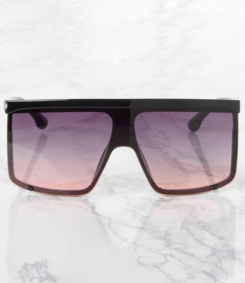 Single Color Sunglasses - P20294AP-SMK-PINK- Pack of 6 - $3.5/piece