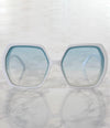 Single Color Sunglasses - P21419AP/MC-WHITE - Pack of 6 - $3/piece