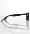 Wholesale Single Color Sunglasses - P36117SD/RV-BLACK - Pack of 6